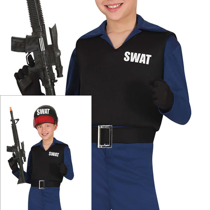 Swat-kostume dreng