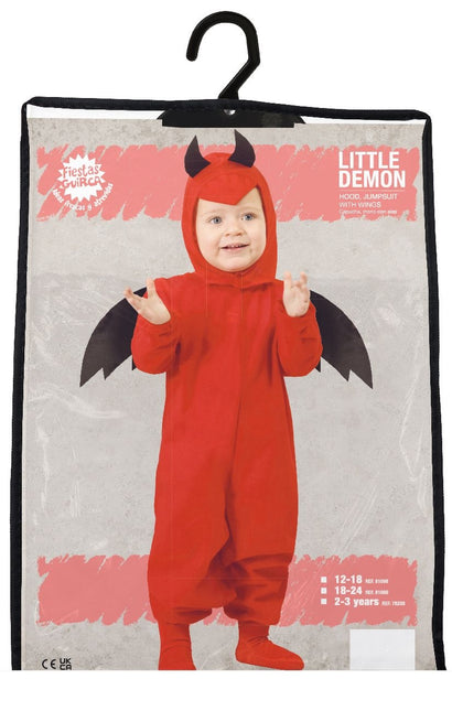 Duivel Halloween Kostuum Baby Rood Zwart