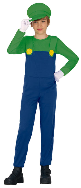 Super Mario kostume dreng Luigi