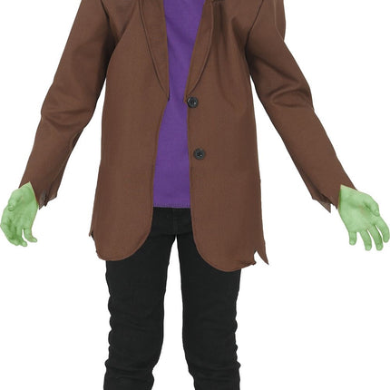 Halloween-kostume til børn: Grønt monster