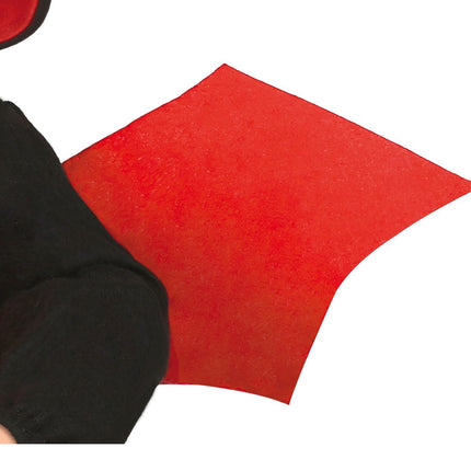 Flagermus kostume baby rød