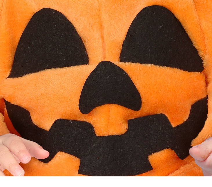 Pompoen Halloween Kostuum Baby Zwart Oranje