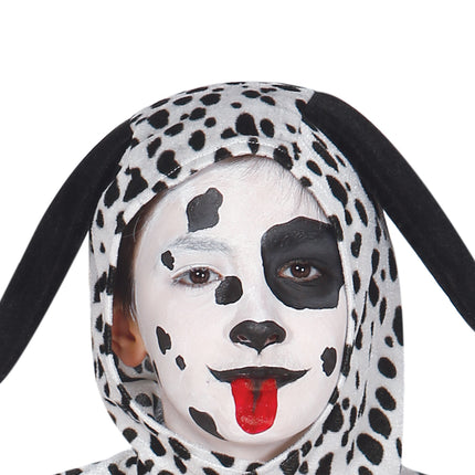 Dog Onesie Sort Hvid Barn