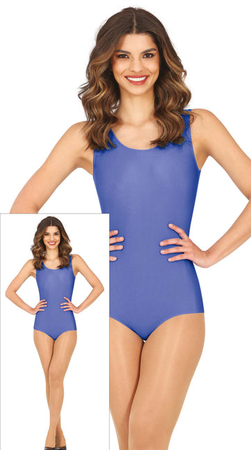 Heldragt blå til damer uden ærmer