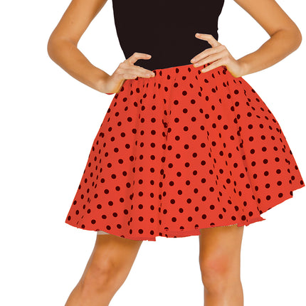 Grease-kostume til damer, rød