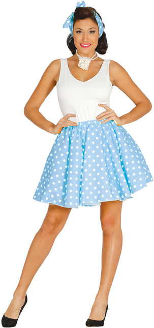 Grease-kostume til damer, blå
