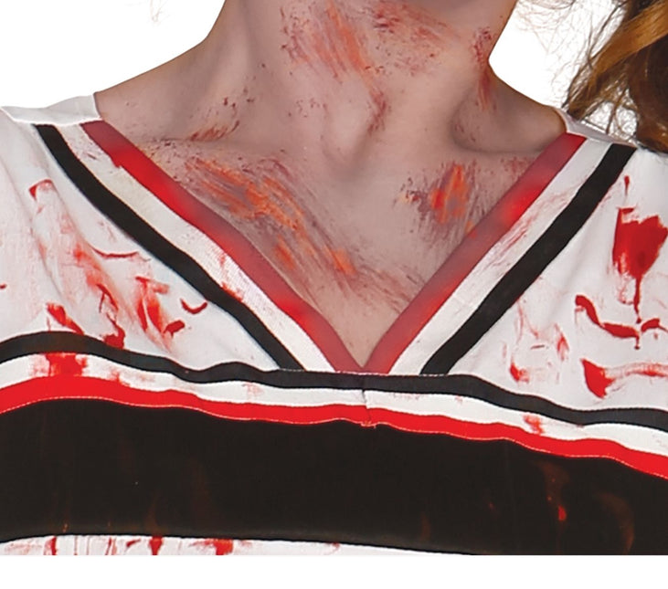 Zombie Halloween-kostume Cheerleader til damer