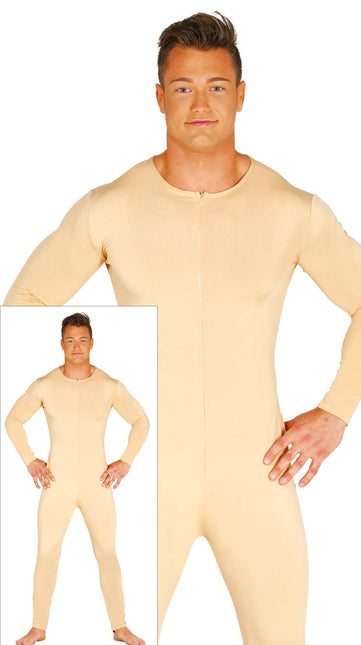 Second Skin Suit Kostume Nøgne Mænd