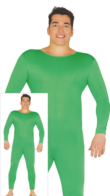 Second Skin Suit Kostume Grøn Mænd
