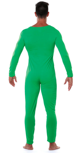 Second Skin Suit Kostume Grøn Mænd