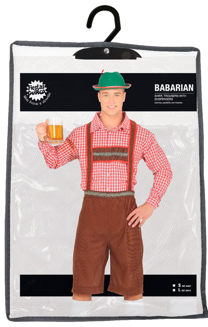 Oktoberfest Kostume Rød Brun Mænd