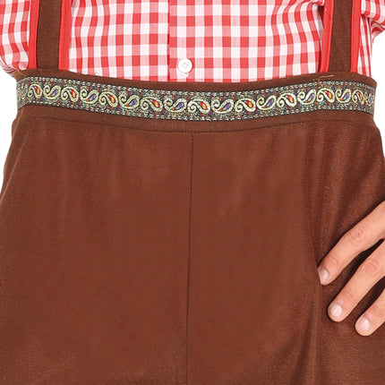 Oktoberfest Kostume Rød Brun Mænd