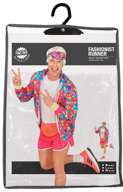 Neon 80S kostumefarvet herrebukser