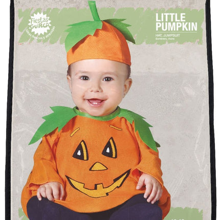 Græskar halloweenkostume baby orange