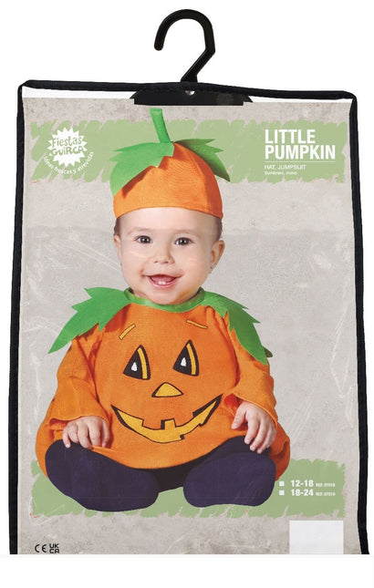 Pompoen Halloween Kostuum Baby Oranje