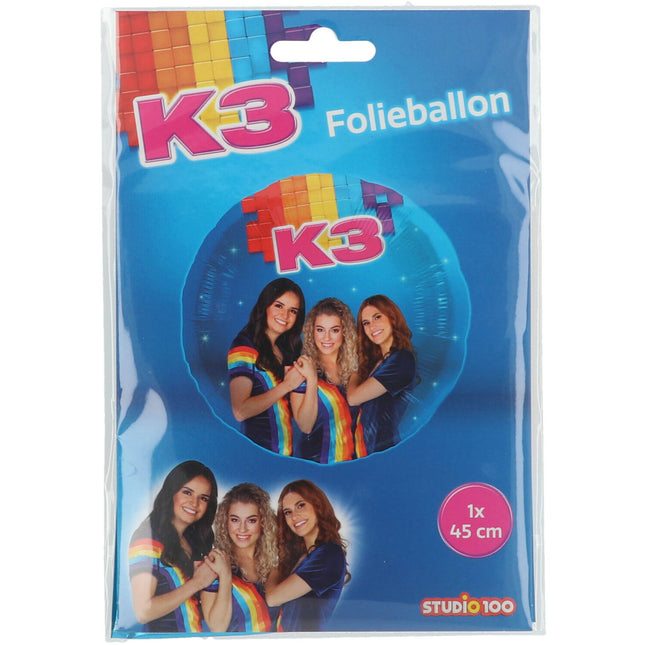 Folieballon K3 - 45 cm tom