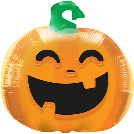 Folieballon Græskar - Halloween BoOo! - 56 cm
