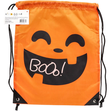Rygsæk med snøre - Halloween BoOo! - 33 x 39 cm