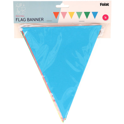 Farvet guirlande i retrostil, 10 m