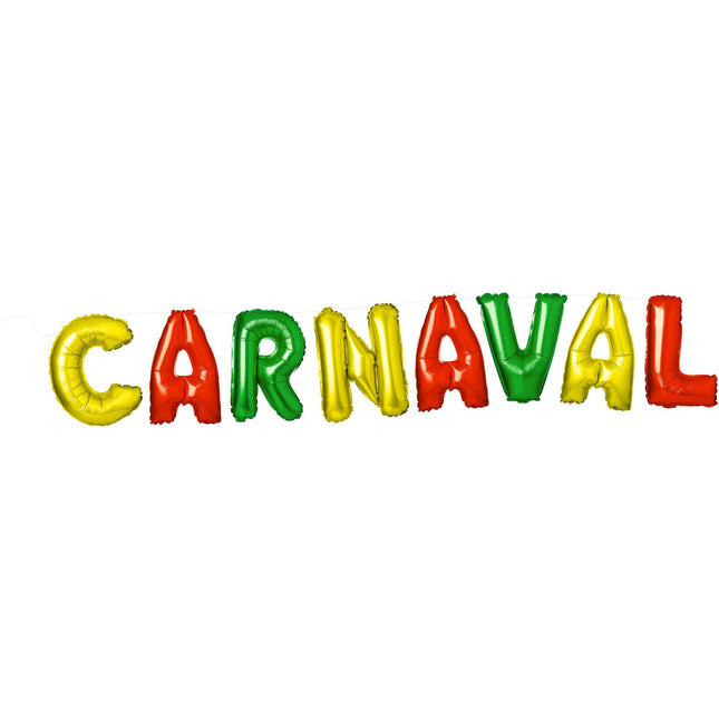 Folieballoner 'Carnival' Multicoloured 36cm - 8 stk