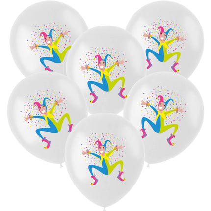 Balloner Harlekin 33cm - 6 stk
