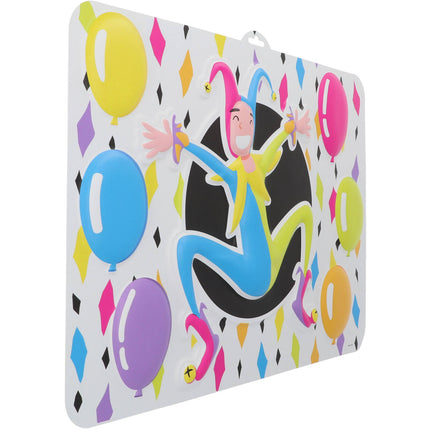 Dørskilt 3D Harlekin Flerfarvet - 52x38cm