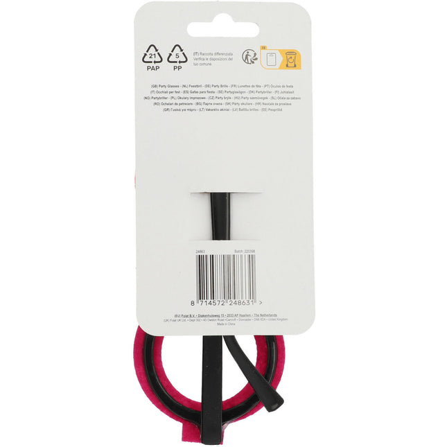 Briller Colorblock Orange/Pink