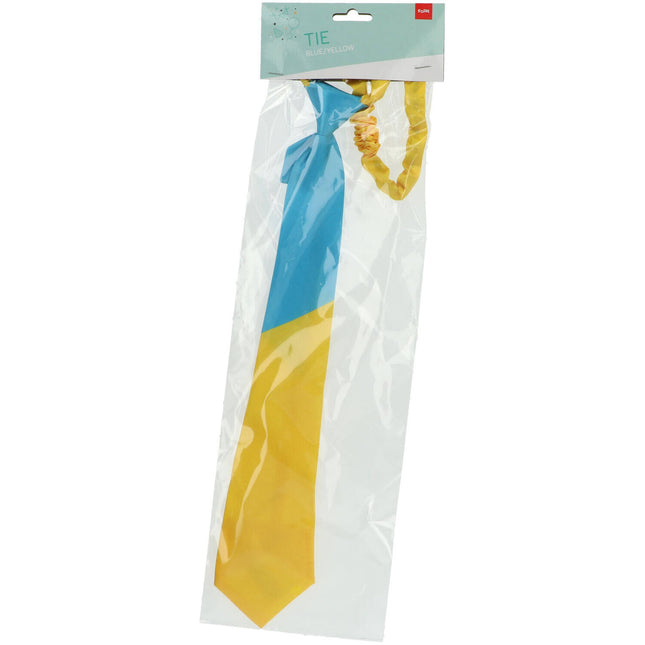 Colorblock-slips Blå/gul