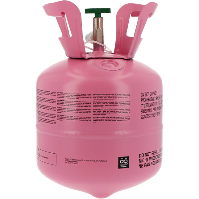 Heliumtank til 20 balloner