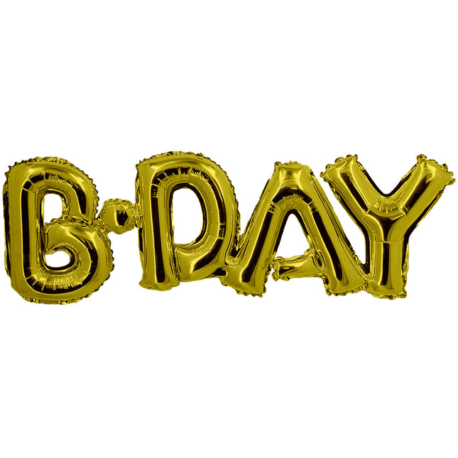 Folieballon 3D Golden Dusk - 56 cm