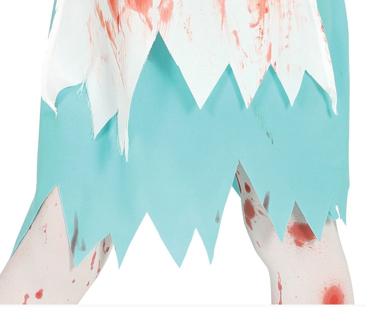 Sygeplejerske halloweenkostume pige