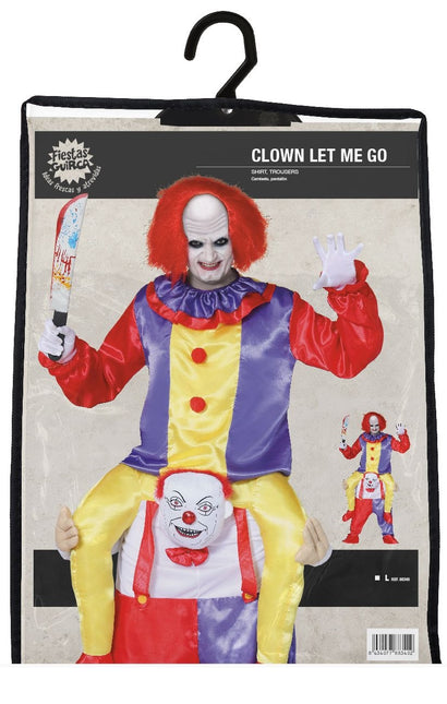 Killer Clown Carry me kostume Mænd