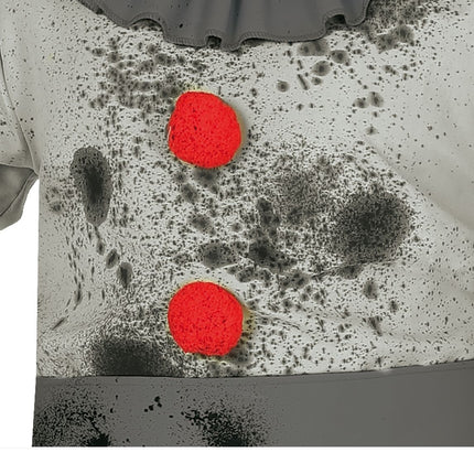 Klovn halloweenkostume mænd grå