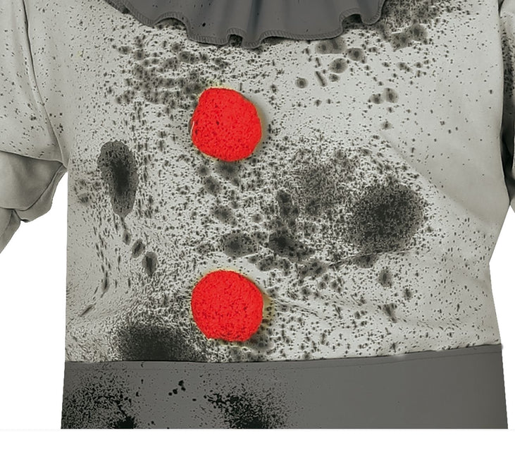 Klovn halloweenkostume mænd grå