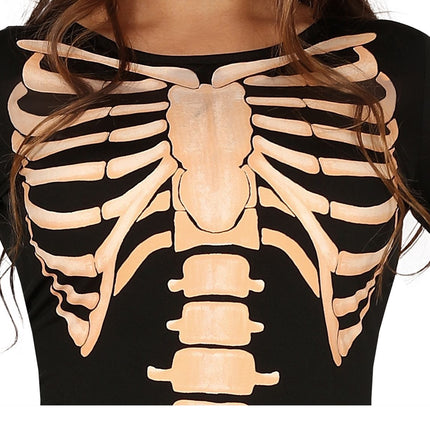Skelet Halloween-kostume til damer Jumpsuit