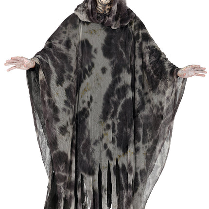 Halloween-kostume: Grå-sort spøgelse
