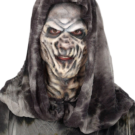 Halloween-kostume: Grå-sort spøgelse