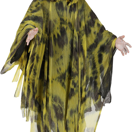 Halloween-kostume: Gul og sort spøgelse