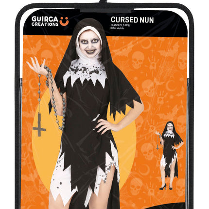Halloween-kostume, sort og hvid, til kvinder, ikke-binært