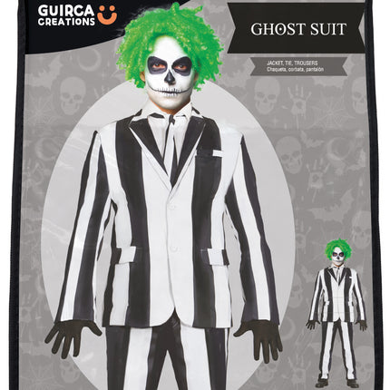 Halloween-kostume: Sort-hvid spøgelse