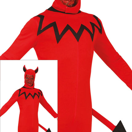 Halloween-kostume: Rød dæmon