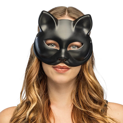 Halvmaske Kitty, sort