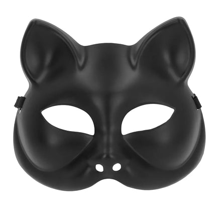 Halvmaske Kitty, sort