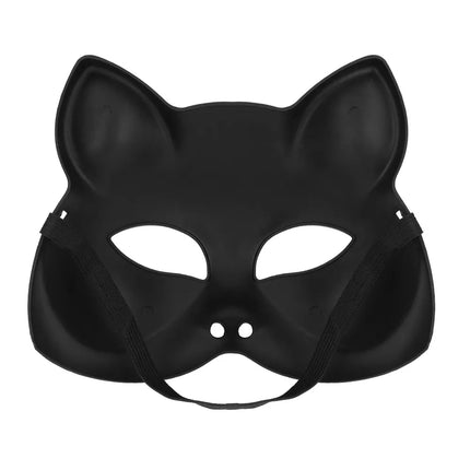 Halvmaske Kitty, sort