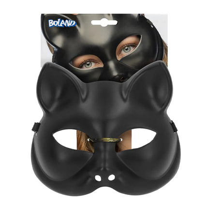 Halvmaske Kitty, sort
