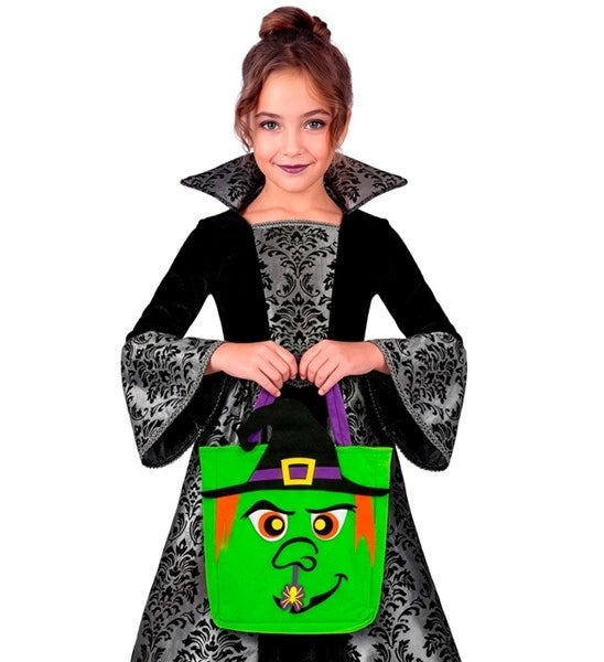 »Trick or Treat«-taske med heksemotiv
