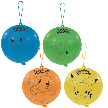 Pokemon-balloner i farver 40,5 cm 4 stk
