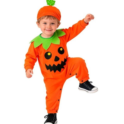 Halloween-jumpsuit til baby – græskar, 2-delt