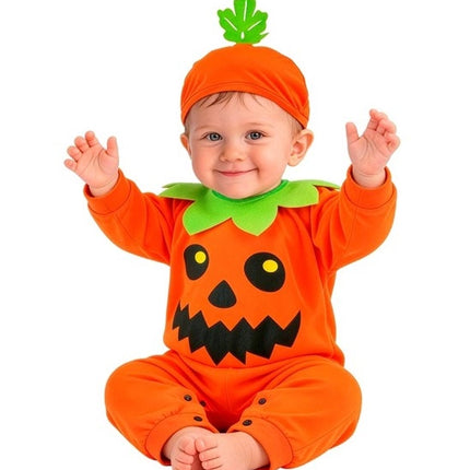 Halloween-jumpsuit til baby – græskar, 2-delt