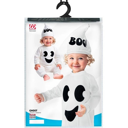 Halloween-kostume: Hvid baby-spøgelse